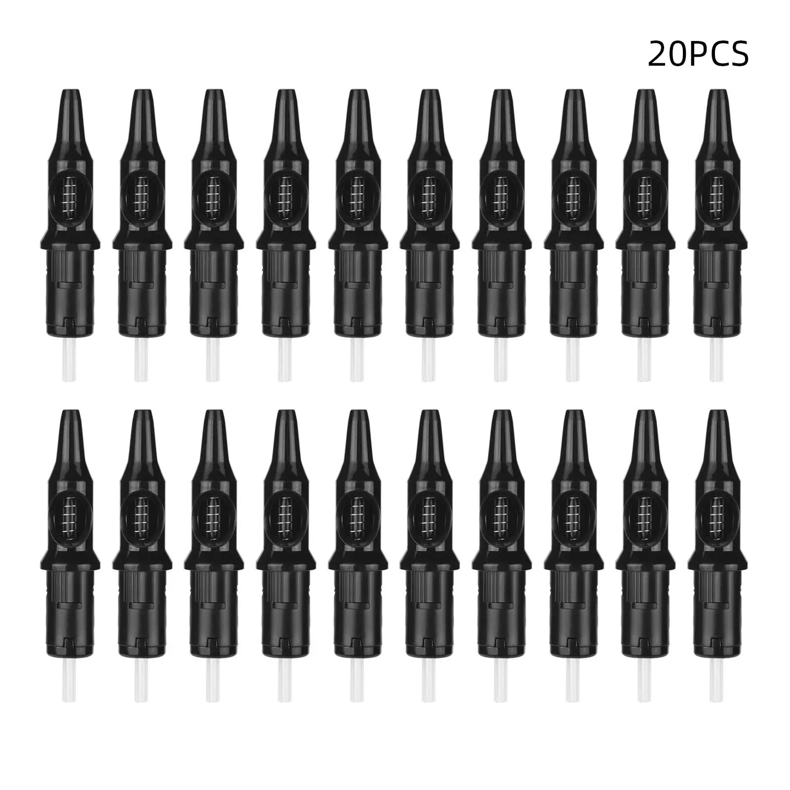 

20 шт. картриджей для тату-машинок с мембраной, 4 цвета, для начинающих, иглы для тату-машинок, для точечной работы