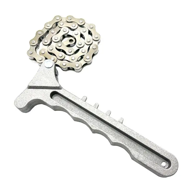 High Quality Adjustable Car Engine Oil Filter Chain Grip Wrench Spanner Remover Tools Plier Car Repair Tools
