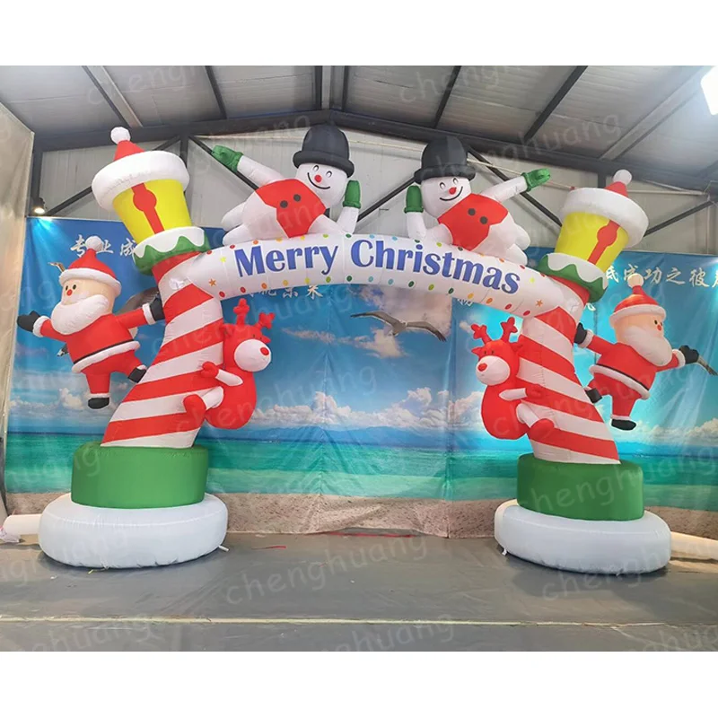 

Надувные рождественские арки, воздушные модели рождественского фестиваля с выдувными устройствами, торговый центр на открытом воздухе и квадратный фестиваль для мероприятий