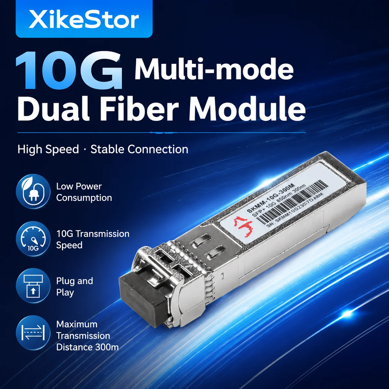 XikeStor SKMM-10G-300M 10G SFP+ SR