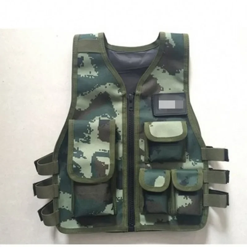 Camouflage Children\'s Clothing To Eat Chicken Army Fans Outdoor PUBG Children\'s Vest Third Level Armor Clothing Tactical Vest