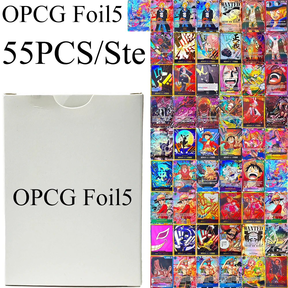 

55PCS/Set One piece Character/Leader/DON!! Game Cards Luffy/Yamato/Jewelry/Bonney/Shanks/Anime DIY OPCG Collectible texture Card