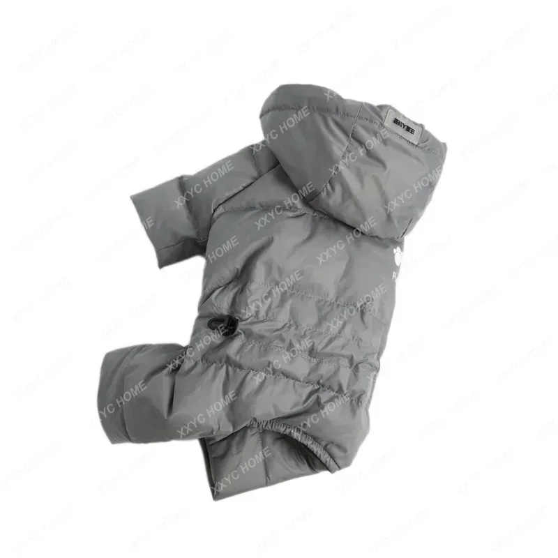 Waterproof Down Pet Jacket Small Dog Clothes Winter Schnauzer Poodle Pomeranian Puppy Clothes Ropa Para Perro Dogs Accessories