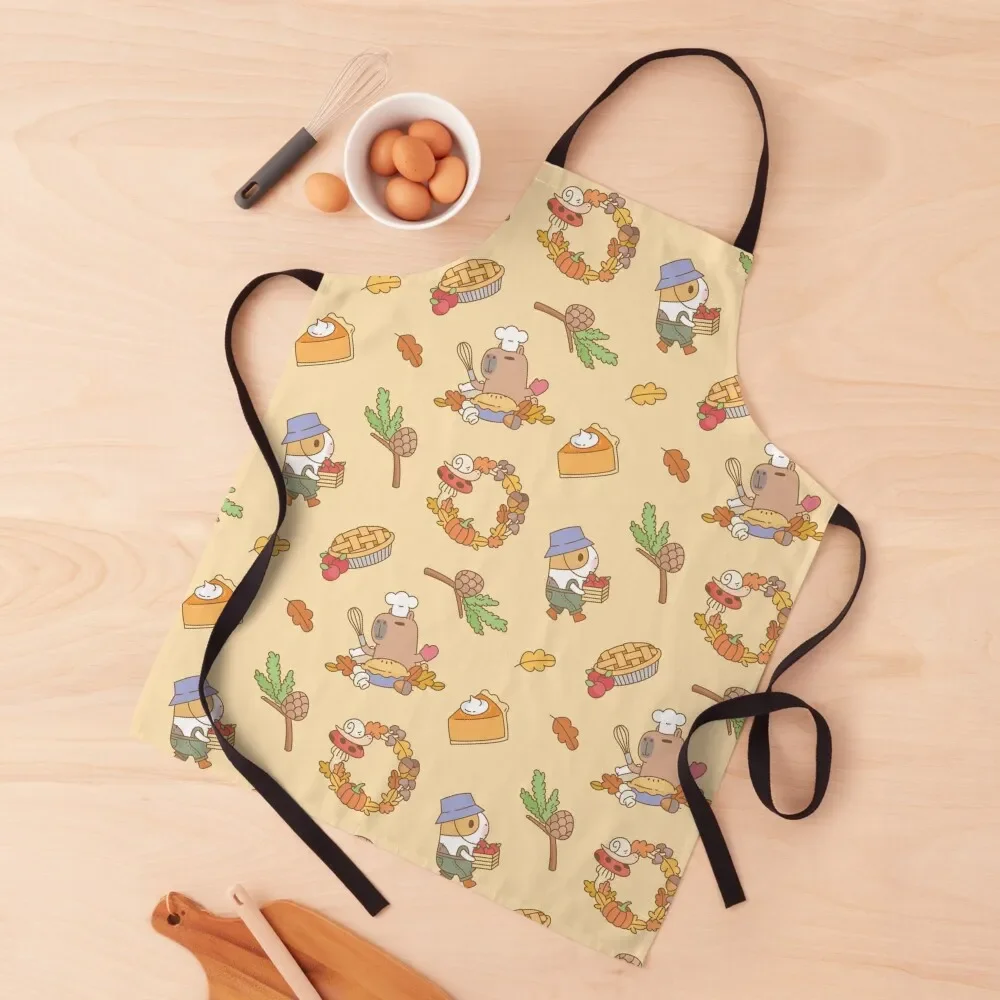 

Bubu the Guinea pig, Fall and Pie Apron Kitchen Items For Home For Home Accessories For Women Apron