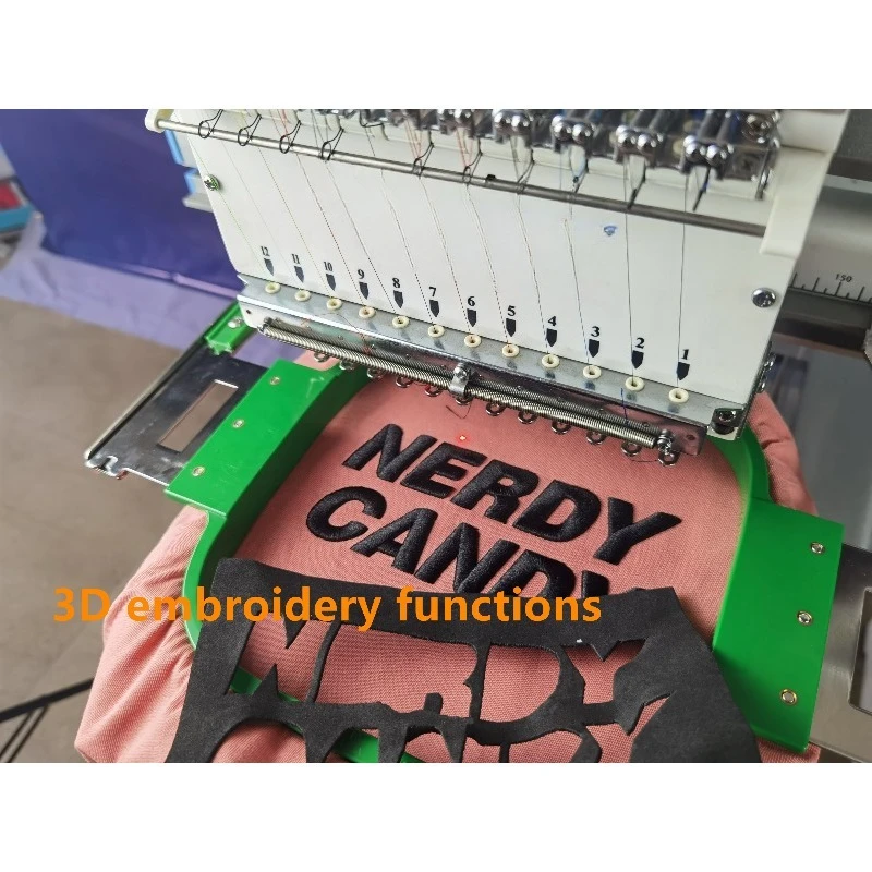 Customized Industrial One Singe Head Hat Embroidery Machine Sale Price For Computerized Cap Logo Jeans Embroidery Used