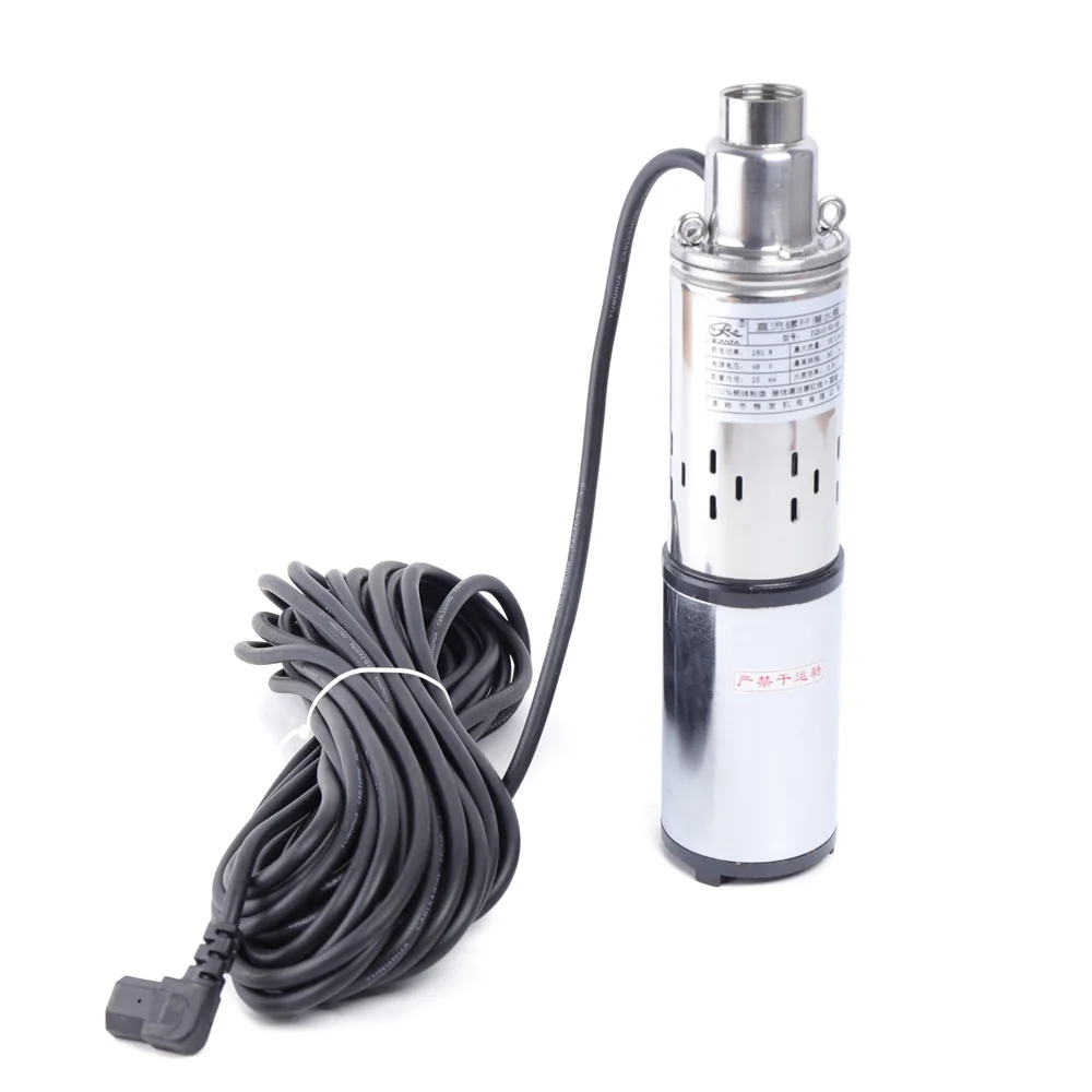 

Solar Powered Deep Well Submersible Pump 60M Lift Water Pump Farm
