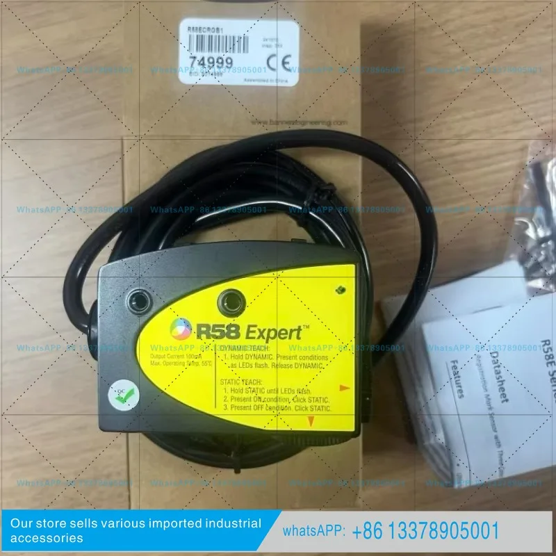 Original R58ECRGB1/R58ECRGB2 color mark sensor electric eye R58Expert
