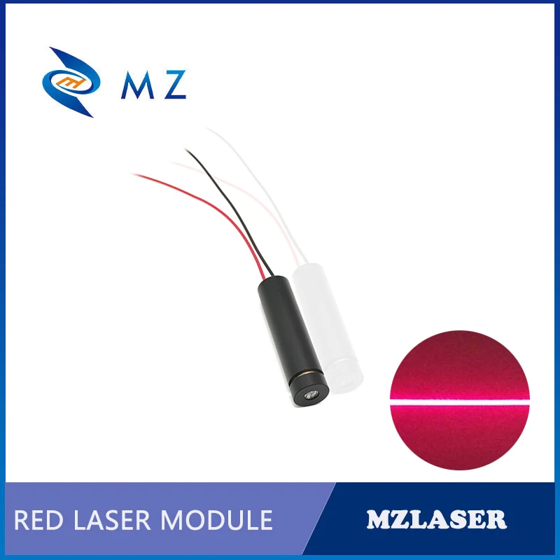 Rode Lijn Laserdiode Model Verstelbare Focus Compacte Mini D 10Mm 638nm 100Mw Cw Industriële Kwaliteit Machine Rode Lijn Laser