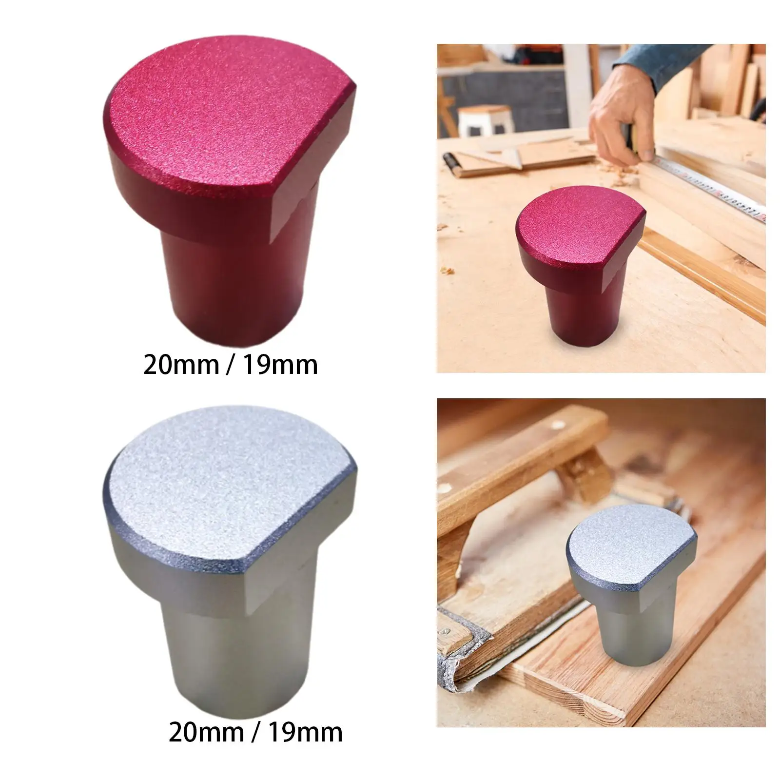 Banco de trabajo de aleación de aluminio, abrazadera de perro, 19mm/20mm