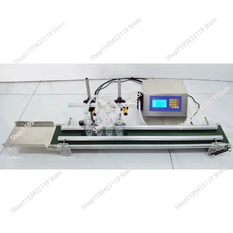 4H1200/3200/6500 Automatic 4-Head Essential Juice Bottle Liquid Filling Machine Conveyor Belt Filling Machine