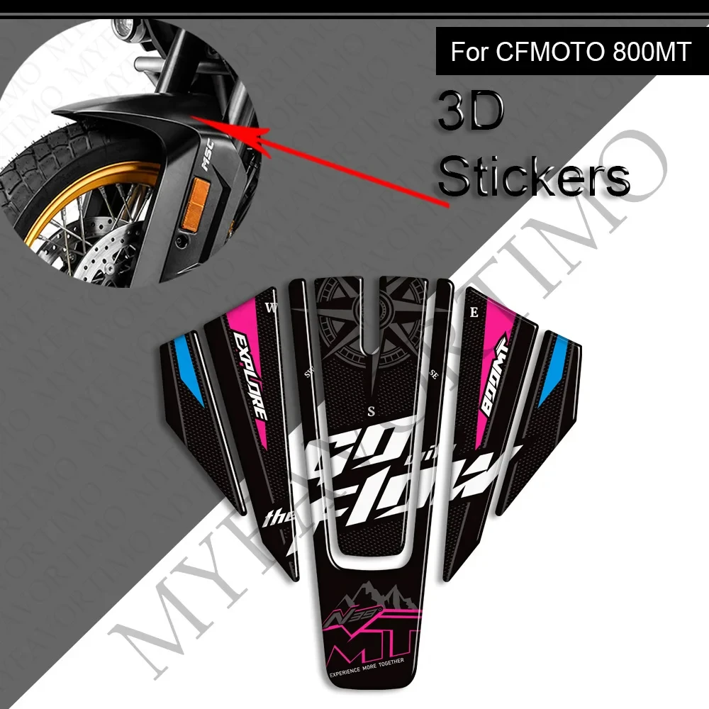 دراجة نارية ل CFMOTO 800MT CFMOTO 800 MT 800MT ثلاثية الأبعاد ملصقات الغاز الوقود النفط عدة الركبة خزان بطانة حماية السيطرة