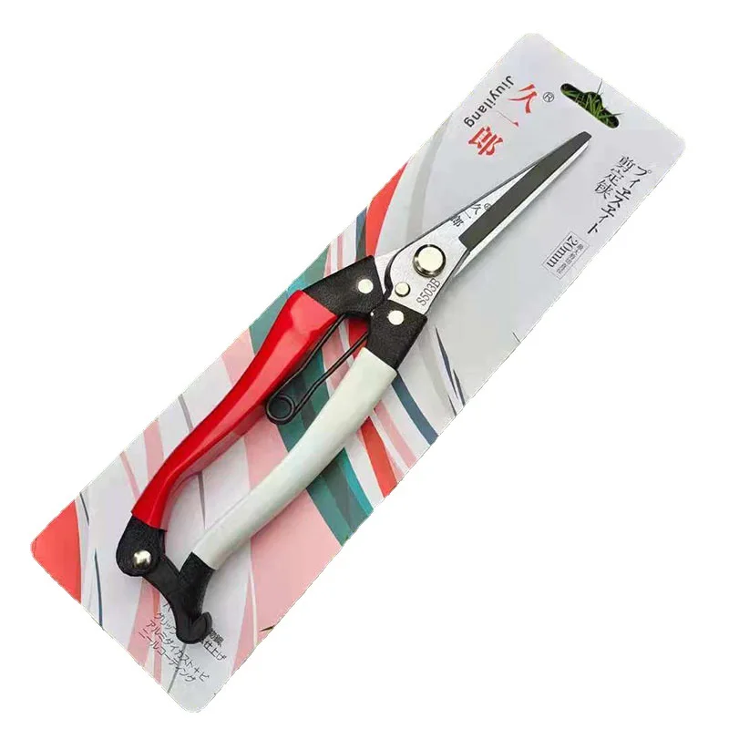 Dobeli High-carbon Steel Pruner Fruit Tree Branch Cutting Tool Bonsai Plant Pruning Tool Straight Head Scissors Garden Shear