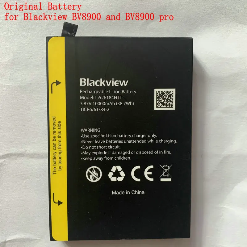 

Оригинальный аккумулятор для Blackview BV8900 Bateria для Blackview BV8900 Pro 10380 мАч Helio P90 6,5 "запчасти для ремонта мобильных телефонов