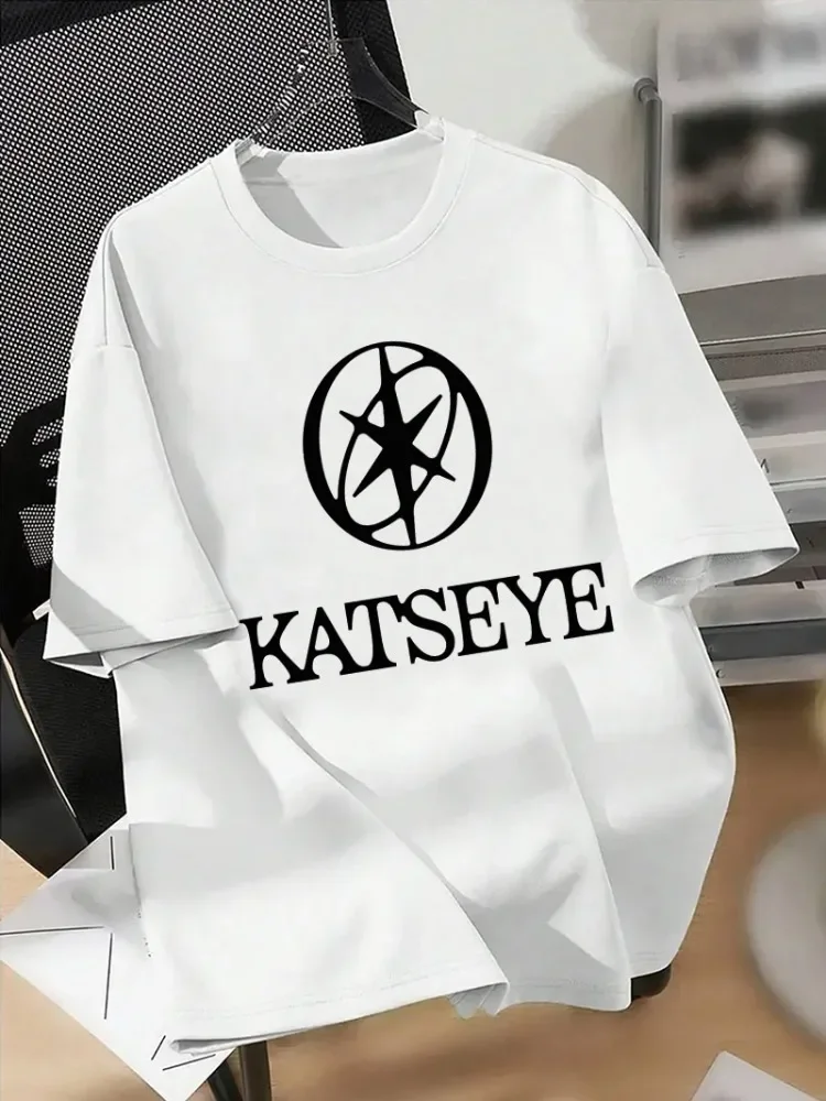 Retro Katseye Beautiful Chaos T-shirt  Tee Gift for Woman Man Fashion Harajuku Kawaii T-shirt Women's Y2K Clothing Tops