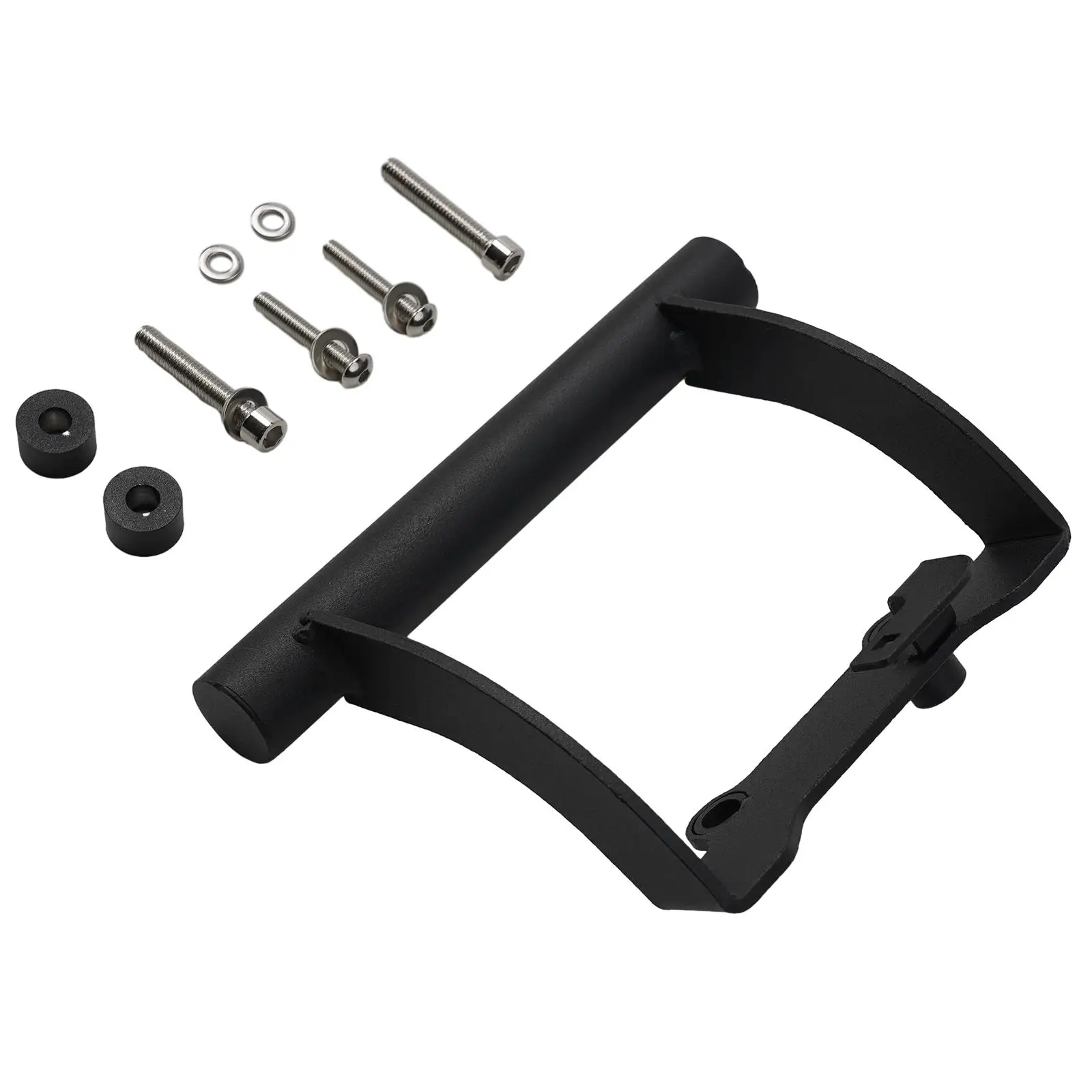 High Quality Practical Brand New Navigation Bracket Replacement Windshied Mount 1 Set Accessories Aluminum Black