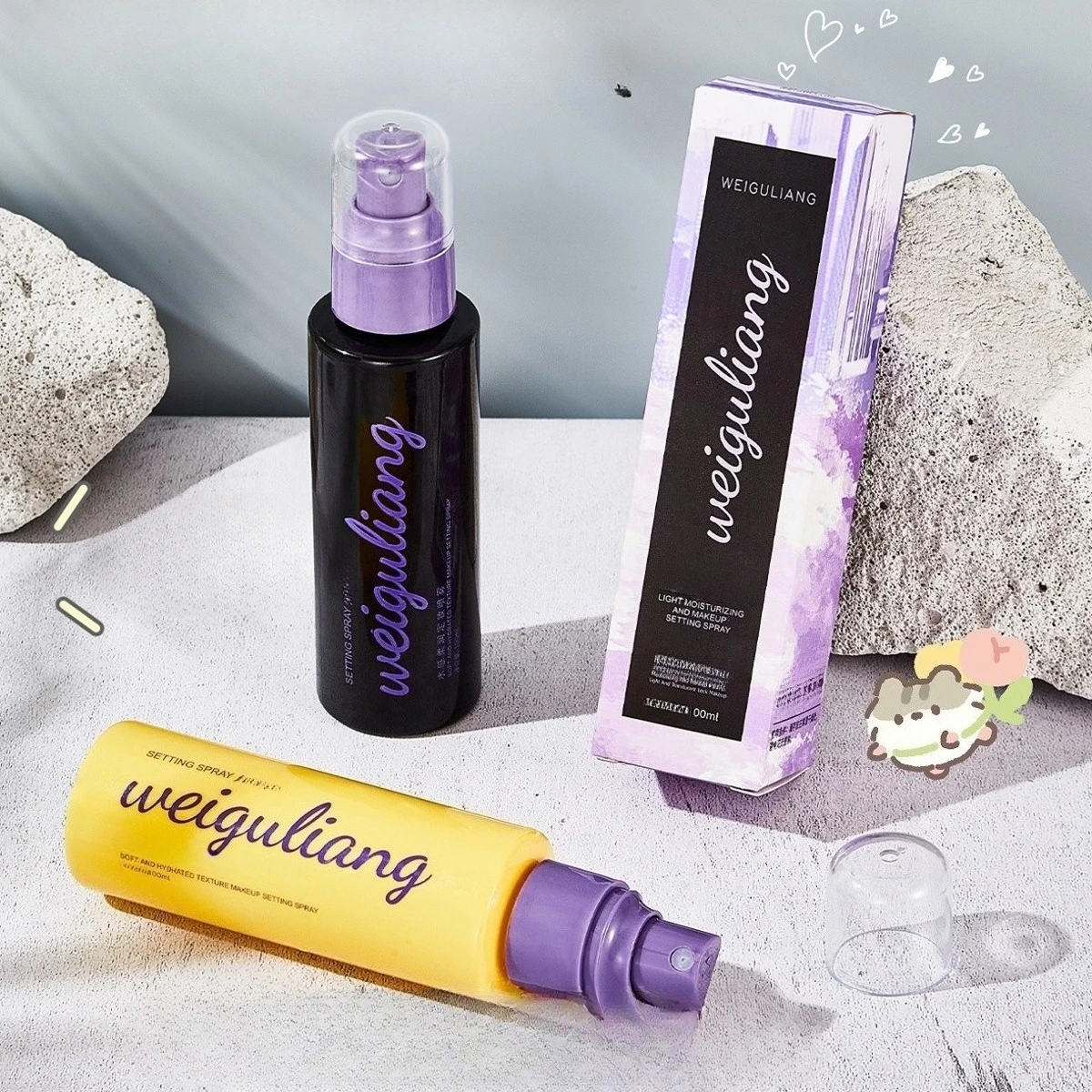 Setting Spray Dry Moisturizing Oil Control Makeup Removal Lasting Waterproof and Sweat Proof Is Not Easy