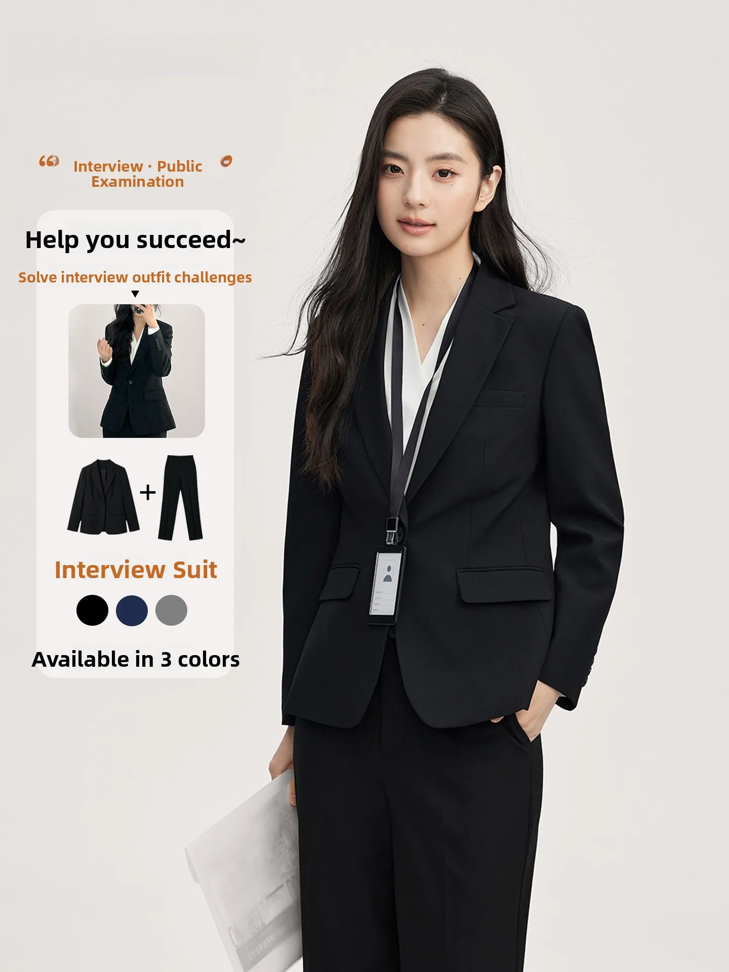 

Женский костюм Bla-Button: пиджак и брюки прямого кроя, устойчивые к сминанию, для деловых встреч и собеседований.