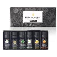 6Pcs/set 10ML Essential Oil Natural Aromatherapy Plants Extract Long Lasting Fragrance For Home