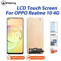 Screen LCD For Realme 10 Display Touch Screen Replacement For Oppo Realme 10 4G RMX3630 Repair Parts Change with Free Tools