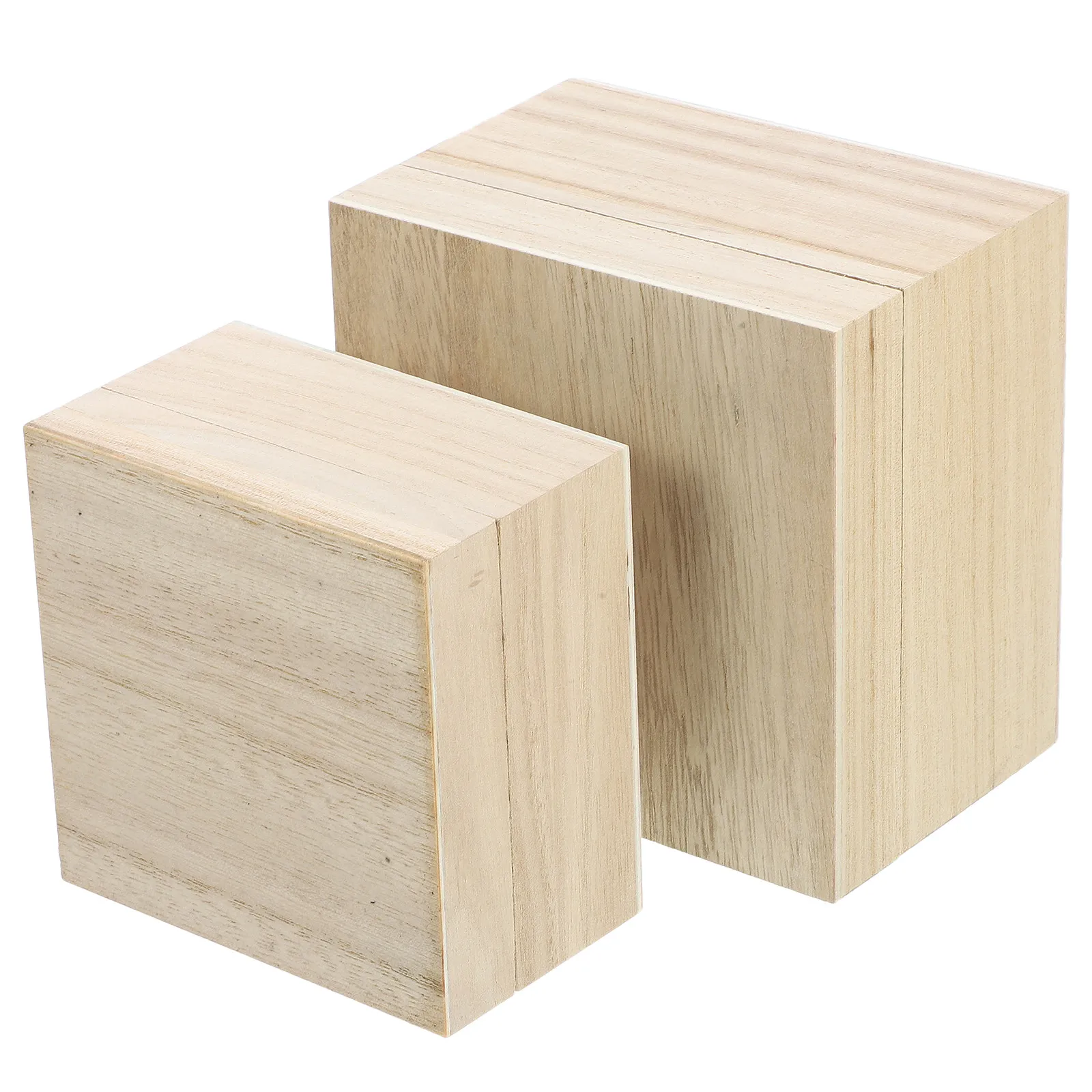 

2 шт. деревянные шкатулки для украшений в форме куба, легкие, портативные, прочные, для хранения колец, сережек, мелочей, разных предметов, из дерева