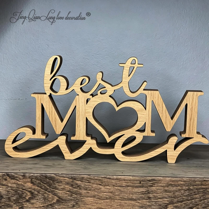 Wooden Letter Sign - 맞춤형 개인화 나무 글자 엄마를 위한
