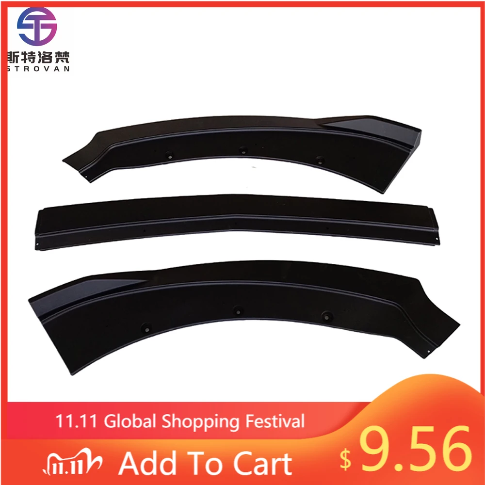 

STLF Front Lip Car Exterior Accessories Front Bumper Splitter Spoiler Lip for Fords Mustang 2015-2017