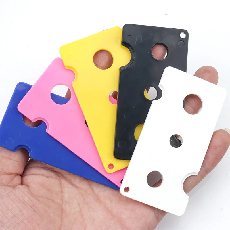 10pcs Multifunctional Cap Opener for Eyelash Glue Replacement Bottle Mouth Anti-blocking Essential Oil Bottle Plastic Opener