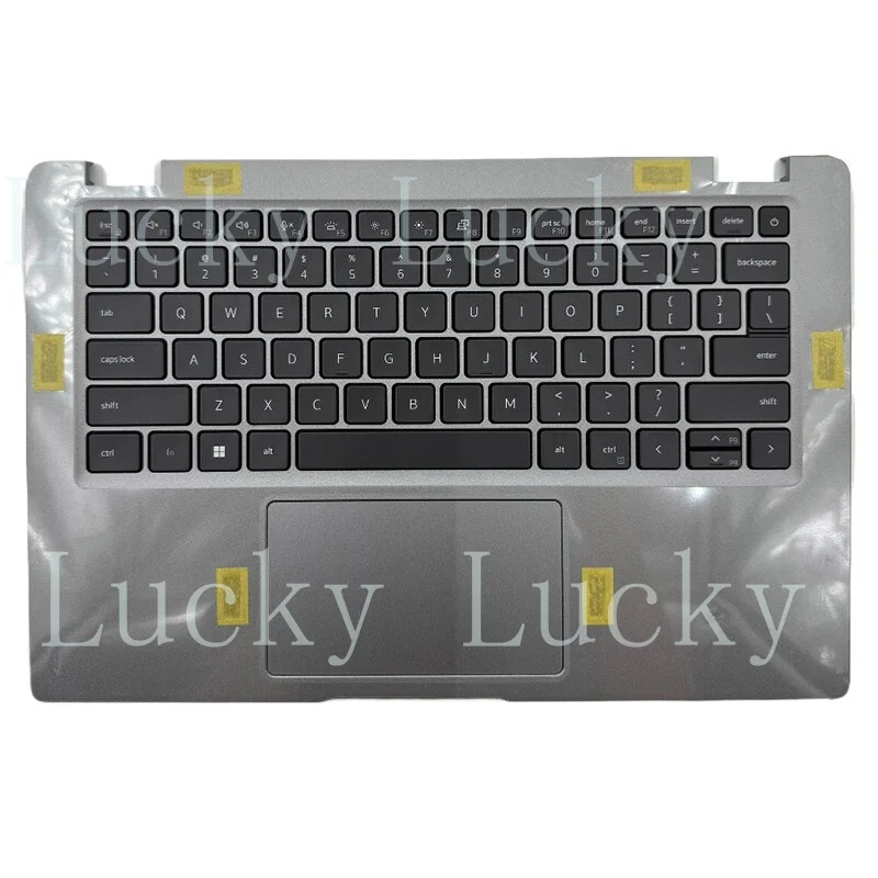 

f US Keyboard W/Baclight For Dell Latitude 5420 E5420 Palmrest Case Silver A20697