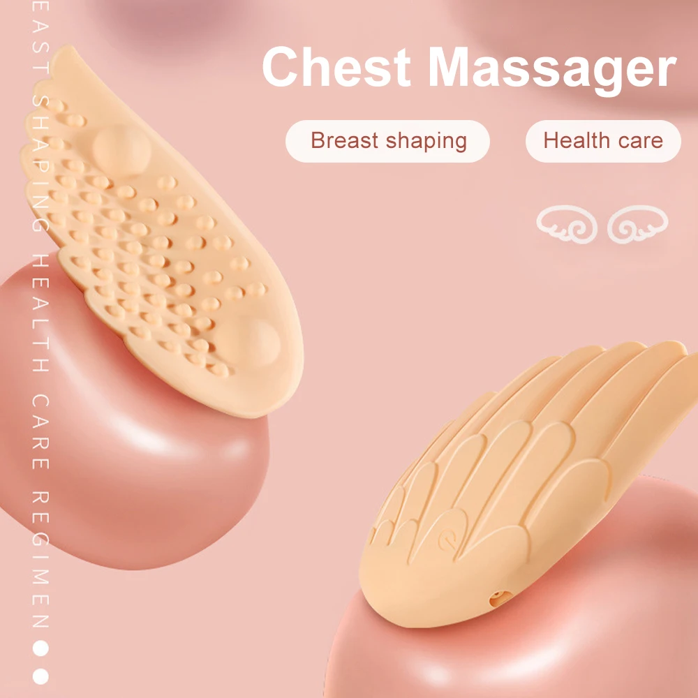 Electric Chest Massager Dredge Mammary Gland Nodule Massage Device Anti-Chest Sagging Lifting Cups Breast Enlargement Stimulator