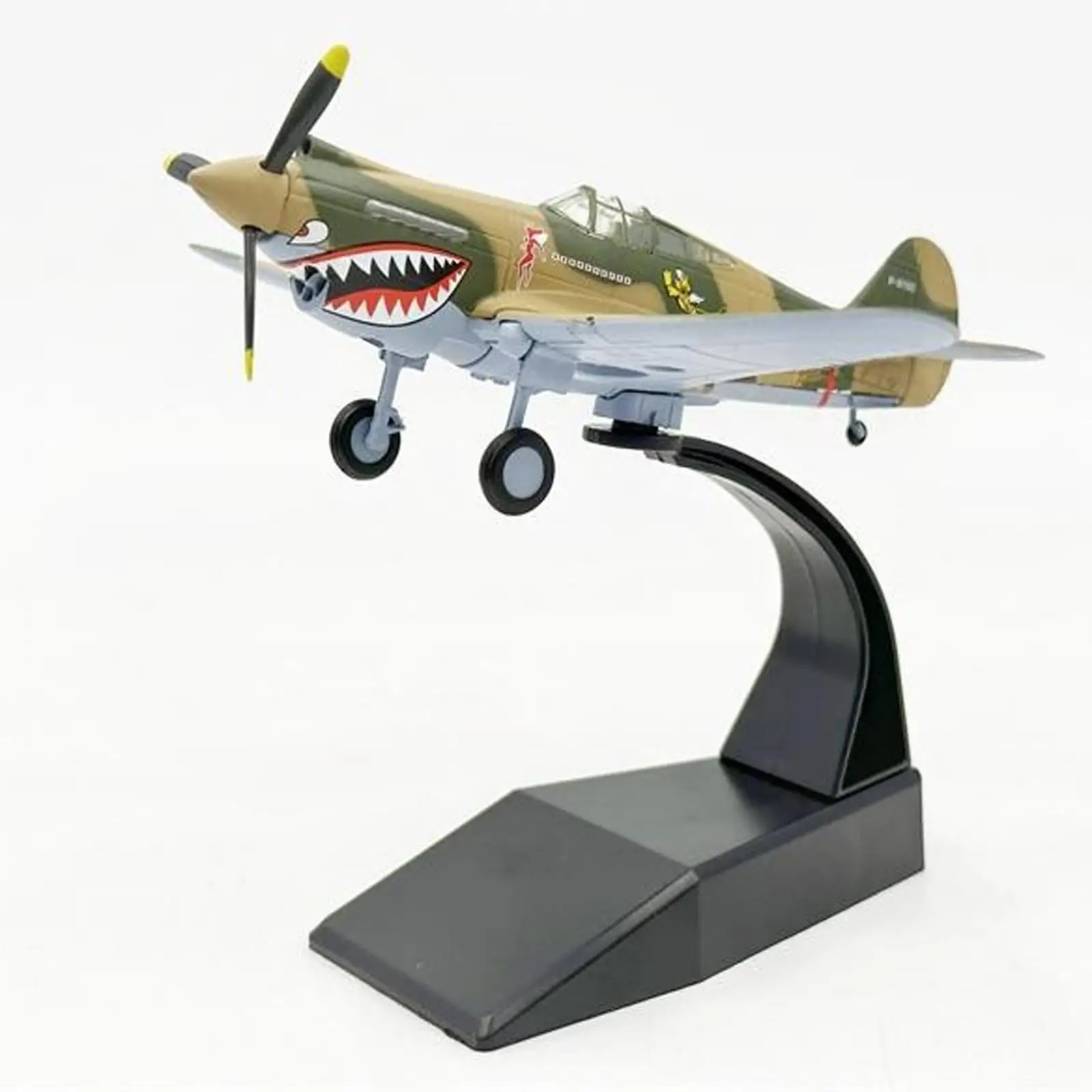 1:72 Scale Plane Model Birthday Gift Collectables Metal Tabletop Decor P40 for Home Living Room Bookshelf Bedroom Decoration