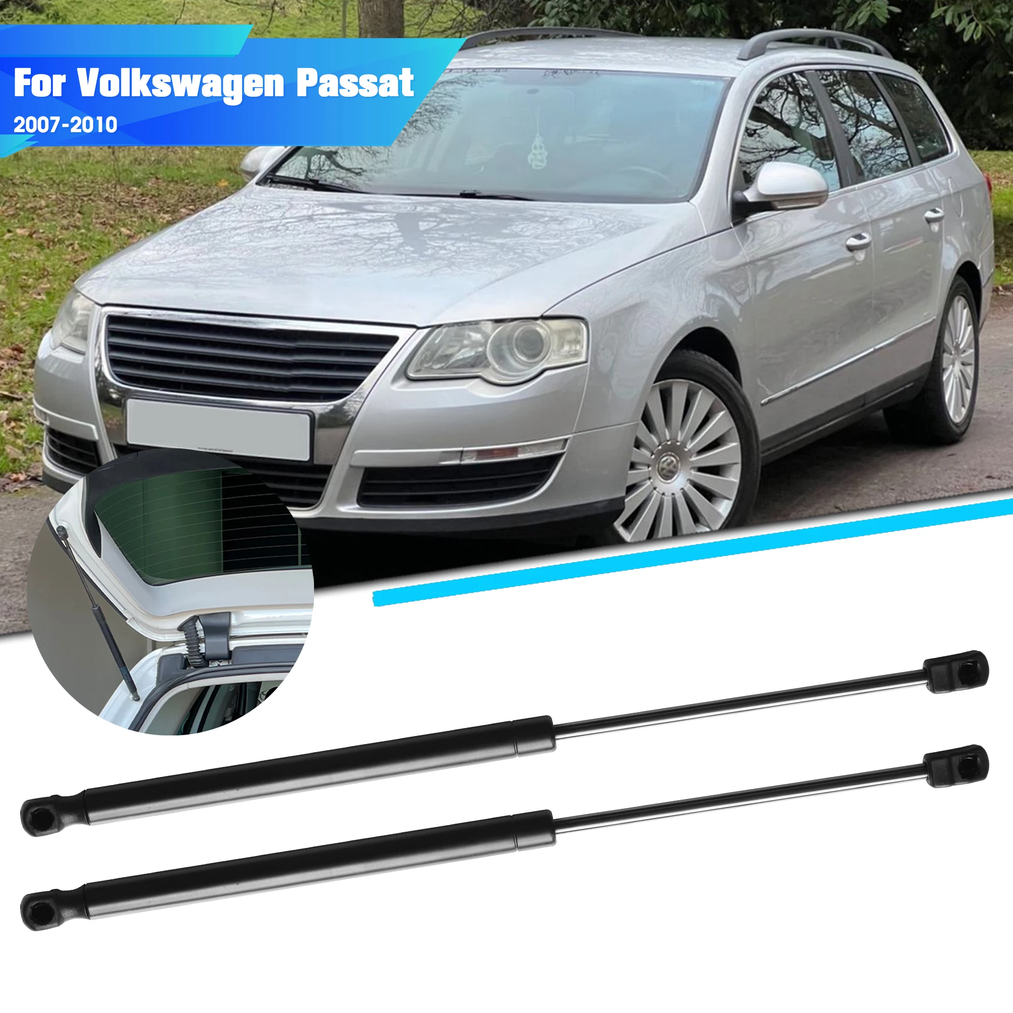 

2Pcs Rear Car Trunk Tail Gate Tailgate Boot Gas Spring Shock Lift Struts Cars Accessories For Volkswagen Passat 2007-2010