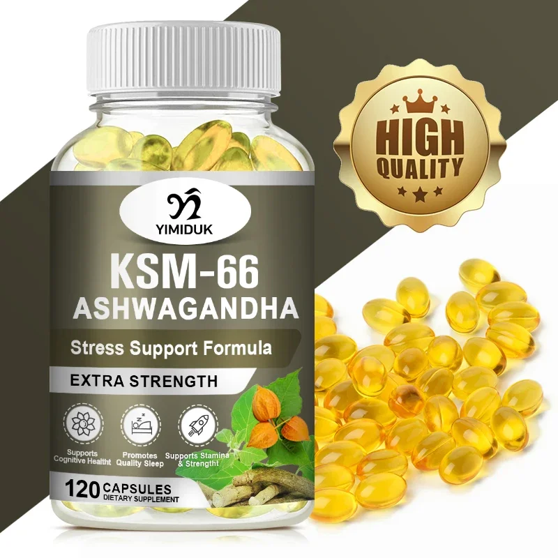 

KSM-66 Капсулы с экстрактом Ashwagandha поддерживают стресс и снятие настроения, улучшают сон, повышают фокус и здоровье мозга, повышают иммунитет