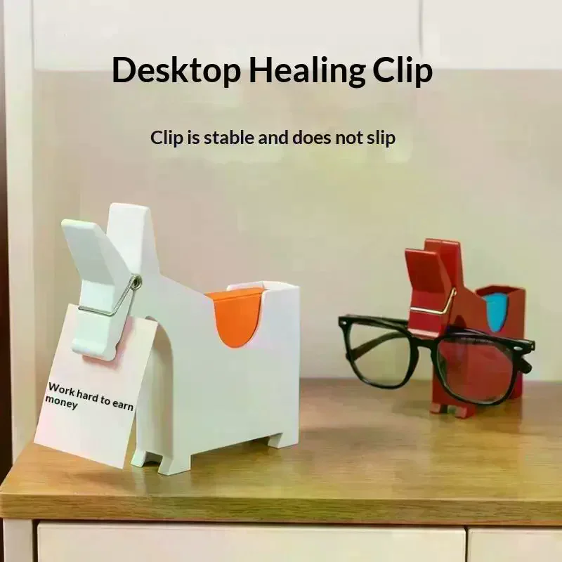 /&/Desktop Memo Holder Cute Desk Accessories Supplies Funny Desk Decor Accessories Desk Supplies Holders Dispensers
