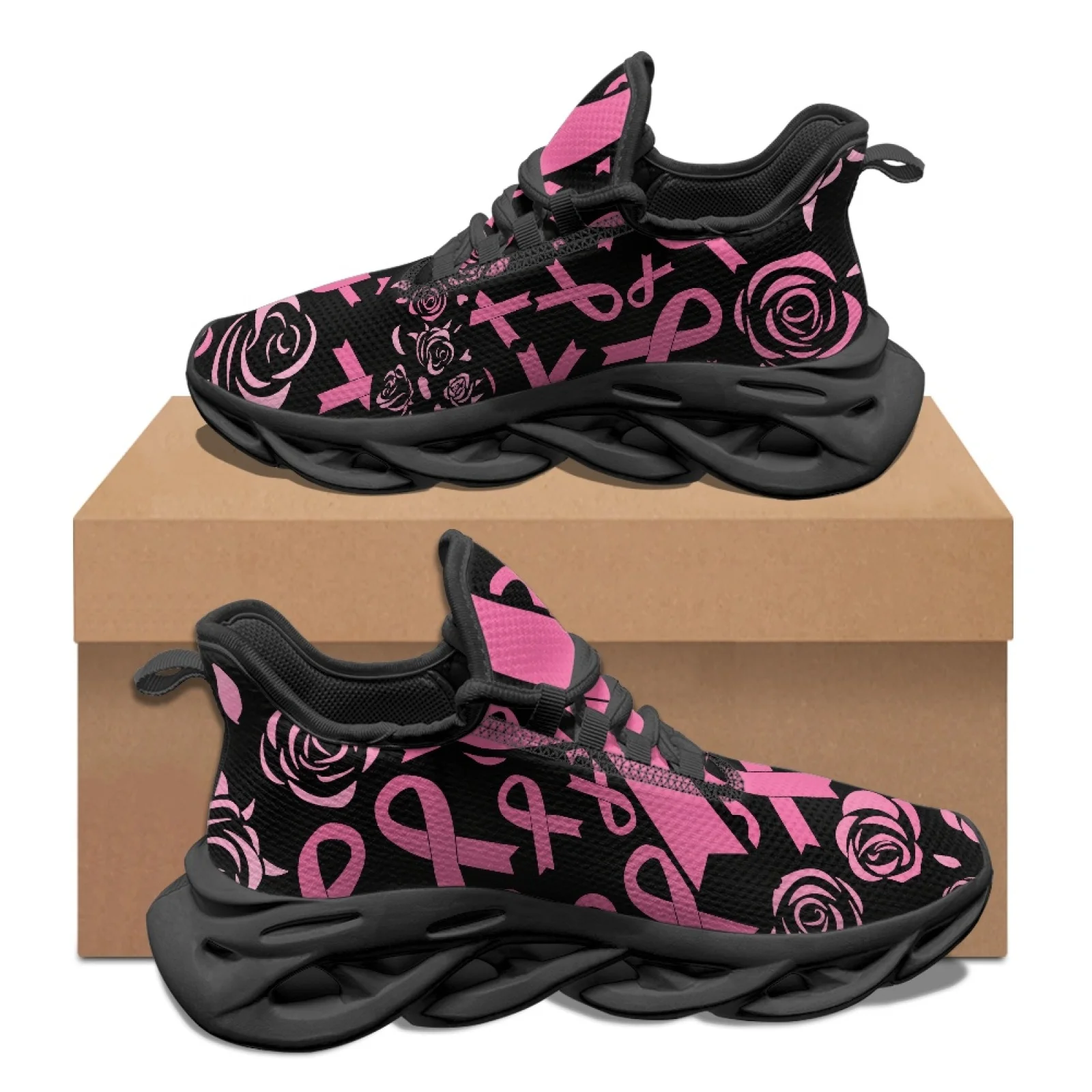PENSTROLL Scarf Rose Men's Fashion Sneakers Men's Tennis Shoes for Student Comfortable Men's Running Shoes