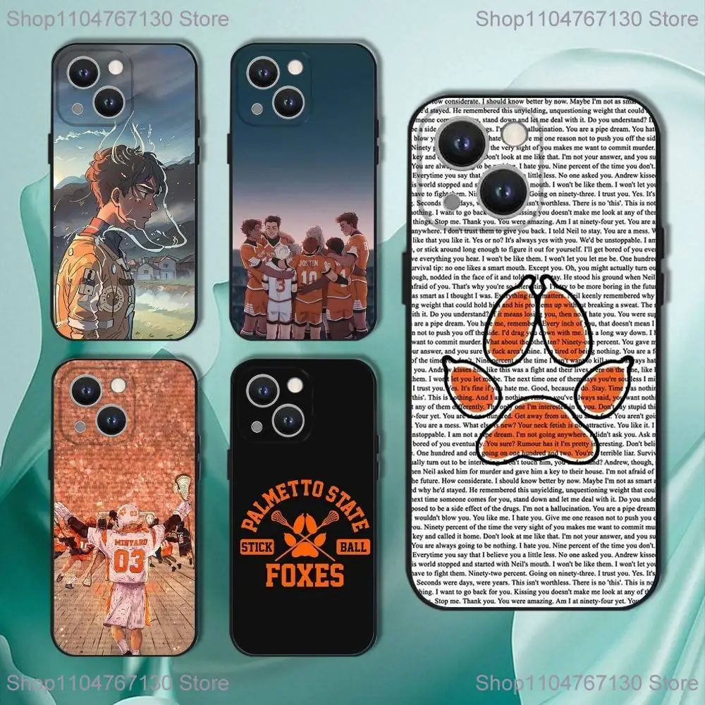 La funda de teléfono F-Foxhole Court AFTG para iPhone 17,16,15,14,13,12,11,Pro,XS,Max,XR,Plus,E,SE4,Mini cubierta suave negra