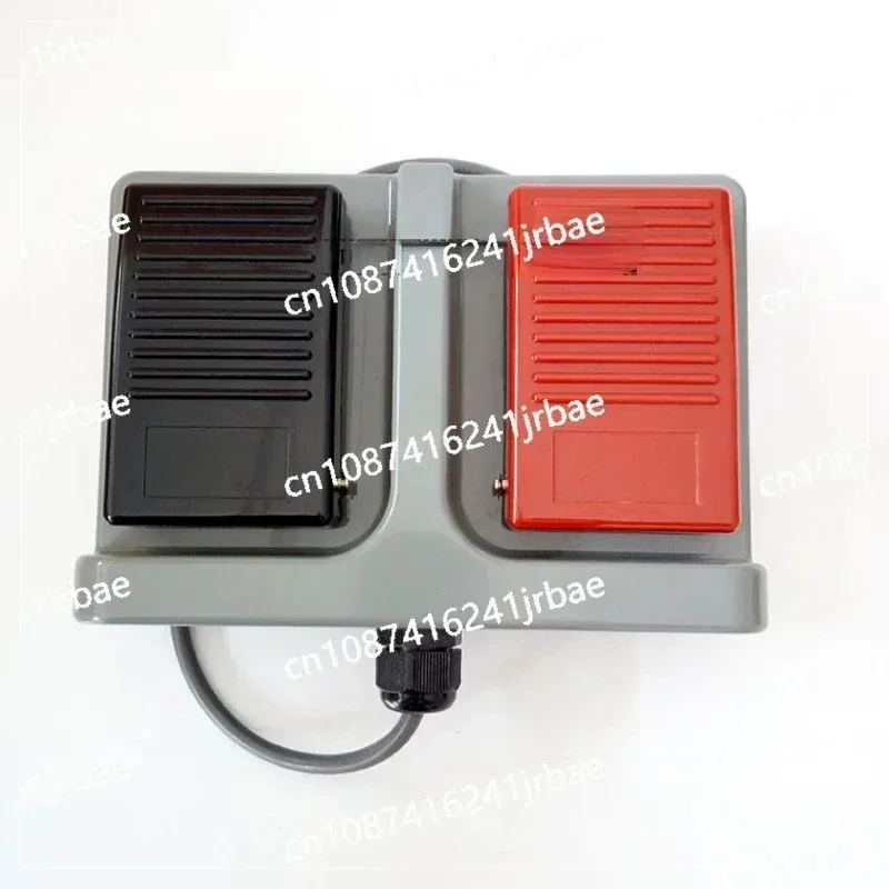 220V Double Foot Pedal Switch for MDFS-65 Dual Self Reset Foot Switch Silver Contact foot pedal switch