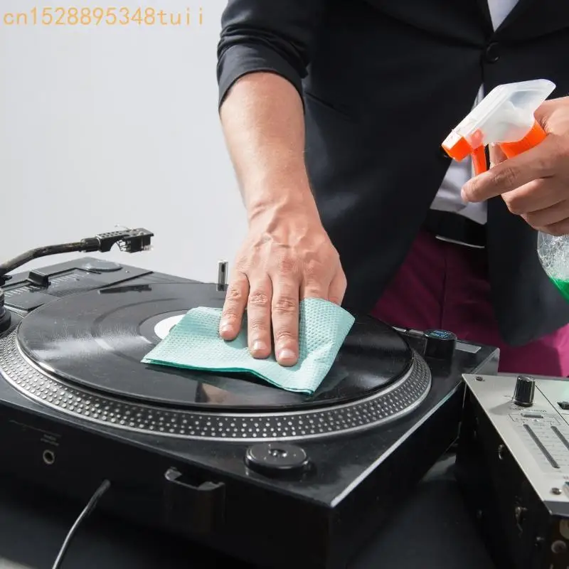 Rivegno detergente per record fibra carbonio Y4QF per vinils LPS CDS Ergonomic Hand Brush