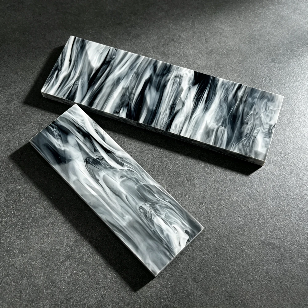 DIY Marble‑patterned Acrylic Sheets Can Be Used As Handle Materials 120x40x6.5mm & 160x50x6.5mm