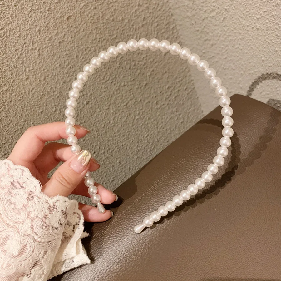 3Pcs Set Pearl Hair Hoop Women Fashion Simple Hair Bands Hair Accessories Girl Simple Temperament Headbands Headwear Gift