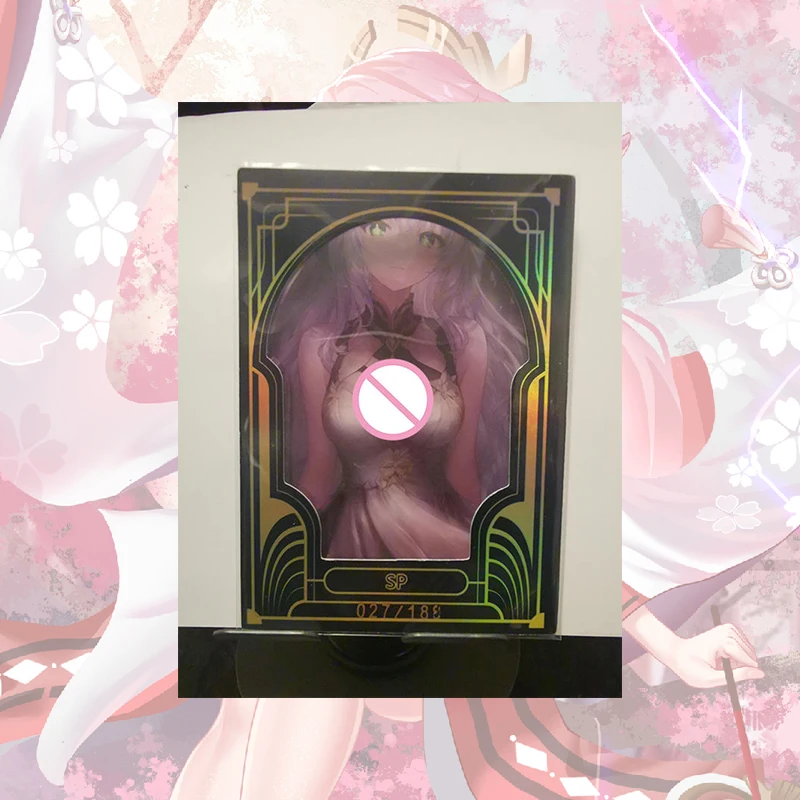 Anime Goddess Story SP EX Cards Megumin Rem Nakano Nino Yae Miko Raiden Shogun Shenhe Nahida Kamisato Ayaka Collectible Cards - view 3