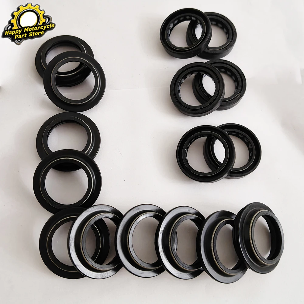 

33x46x10.8 Front Fork Damper Oil Seal & 33 46 Dust Cover for Kawasaki KLX140 2008-2016 KLX140L KLX 140 92049-1524 ELIMINATOR 125