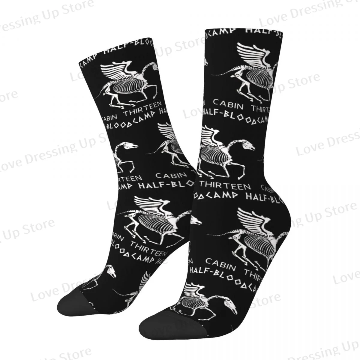 Percy Jackson Unisex Winter Socks Camp Half Blood Classic Cycling Happy Socks Street Style Crazy Sock