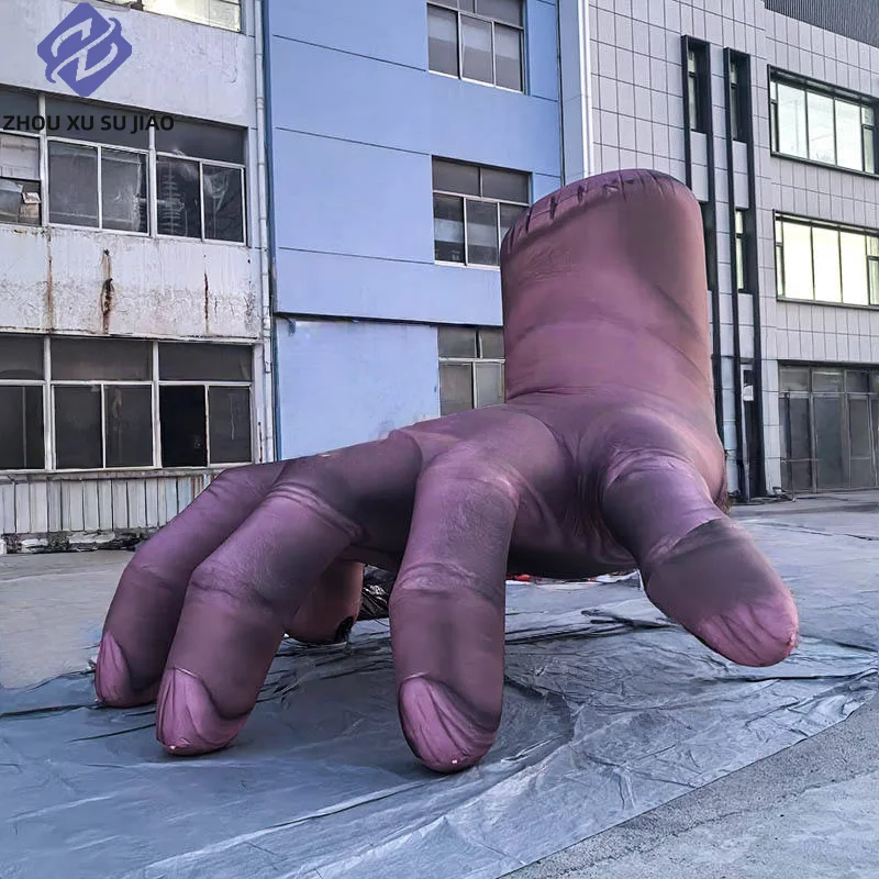 Modelos infláveis de dedo de publicidade, adereços decorativos gigantes infláveis realistas de Halloween