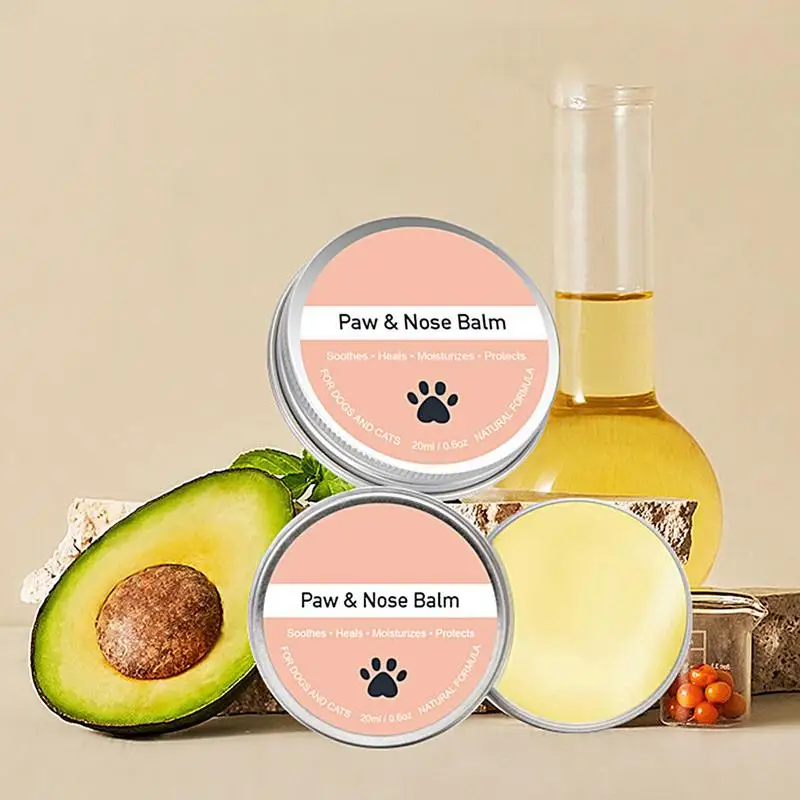 20ml Foot Balm Cat Paw Moisturizer anti-roughness anti cracking deep hydration soft and silky Dog Balm for Paws and Nose