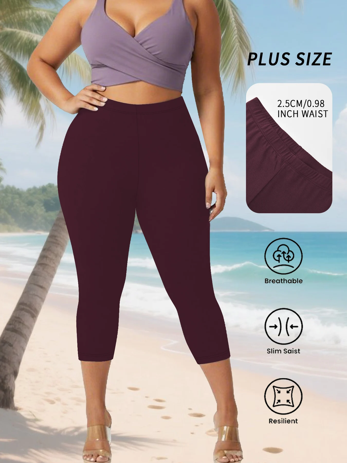 

Женские спортивные брюки для йоги больших размеров, супермягкие капри, не просвечивающие, для бега, тренировок, дома, повседневные леггинсы