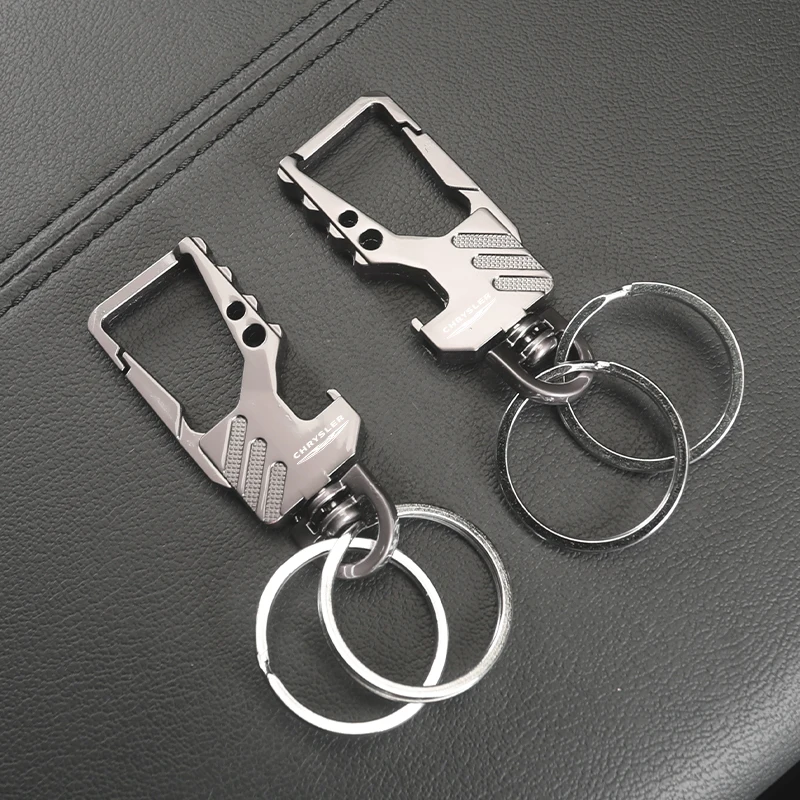 Car Key Holder Men Key Chain Keyring Bottle Opener Gift For Chrysler 300C PT Cruiser Grand Voyager Pacifica Country Crossfire