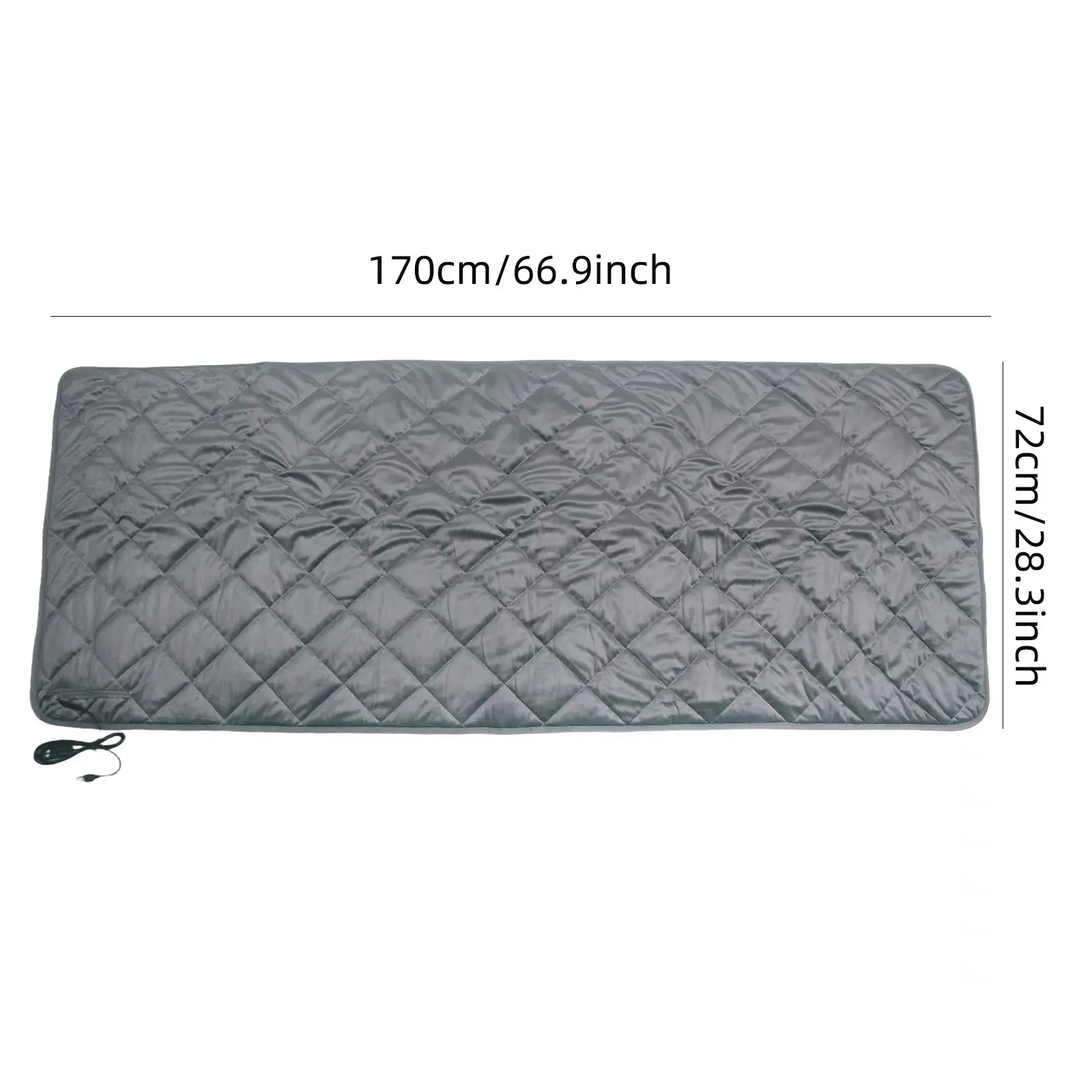 5V USB Electric Heating Pad For Sleeping Bag Electric Blanket Heated Mat 5 Level Temperature Setting for Outdoor Camping