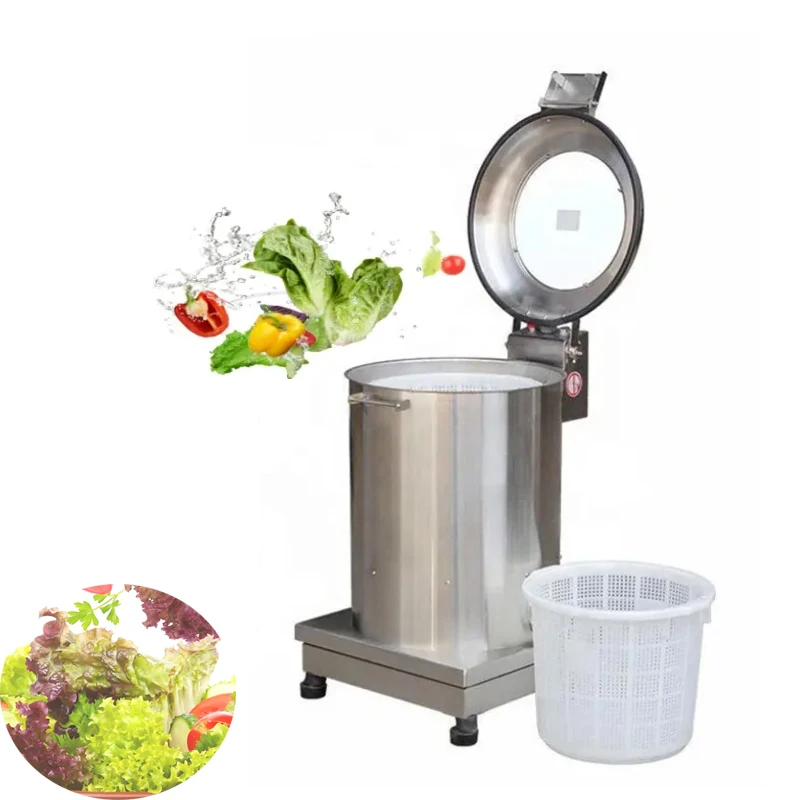 مجفف طعام من الفولاذ المقاوم للصدأ لتجفيف الفواكه والخضروات آلة طرد مركزي فردية لتجفيف الفاكهة 20 لتر