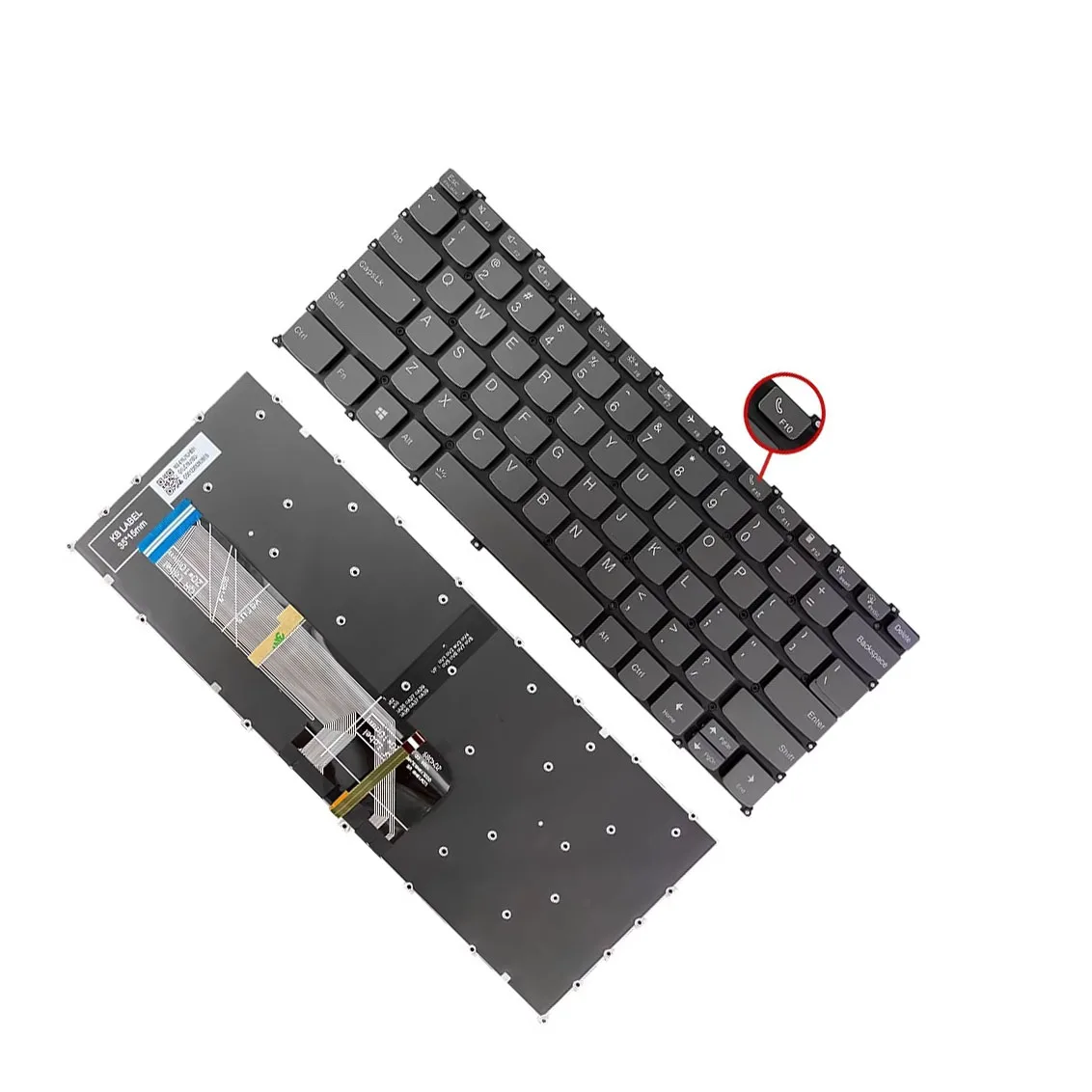 

US Layout Keyboard For LENOVO IDEAPAD FLEX 5 14IIL05 81X1 Air14IIL 14ARE 2020 Pro14ITL 14IHU 14ALC 2021