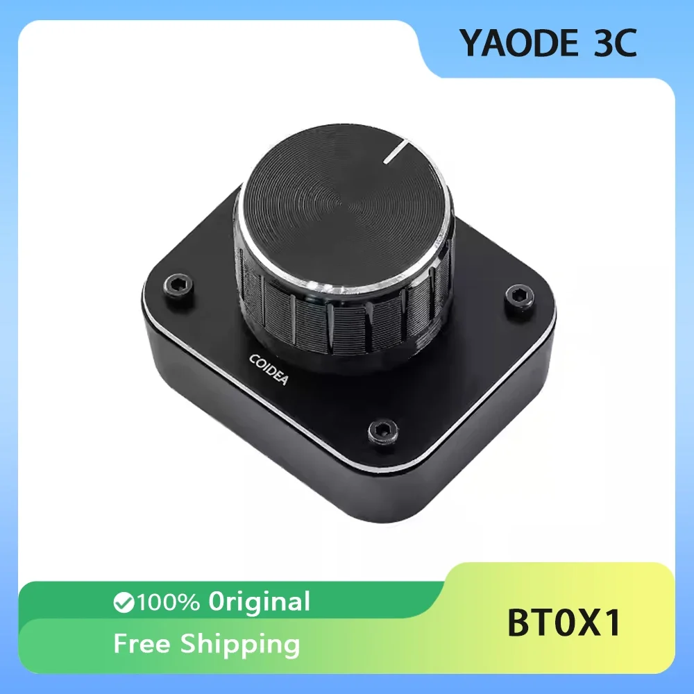 COIDEA Dial BT0X1 Single Knob Wireless 3Mode USB/2.4G/Bluetooth Custom Fader Multi Functional Knob Mini Portable Knob Gifts